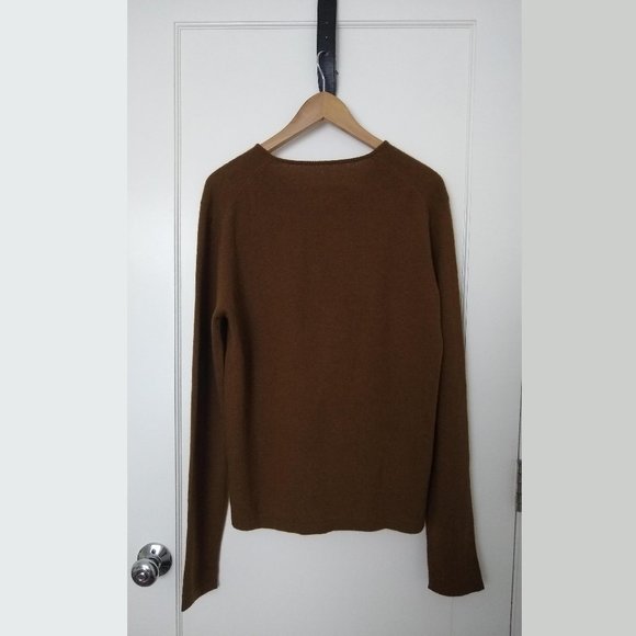 Brown V-Neck Sweater (Medium) - Picture 2 of 4